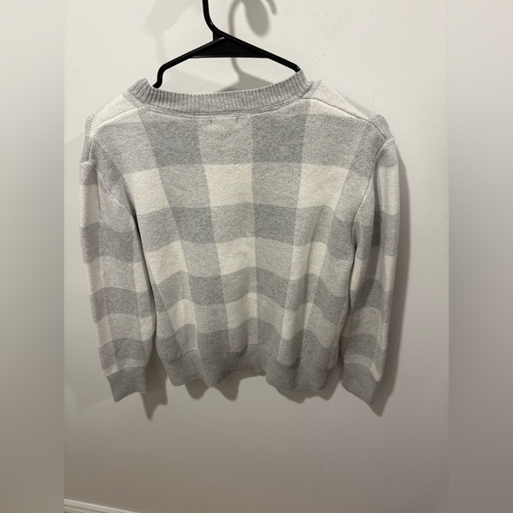 EUC- L.L BEAN -Women's Cotton/Cashmere Sweater, Crewneck Jacquard - Picture 6 of 7